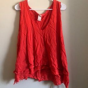 Red free people top
